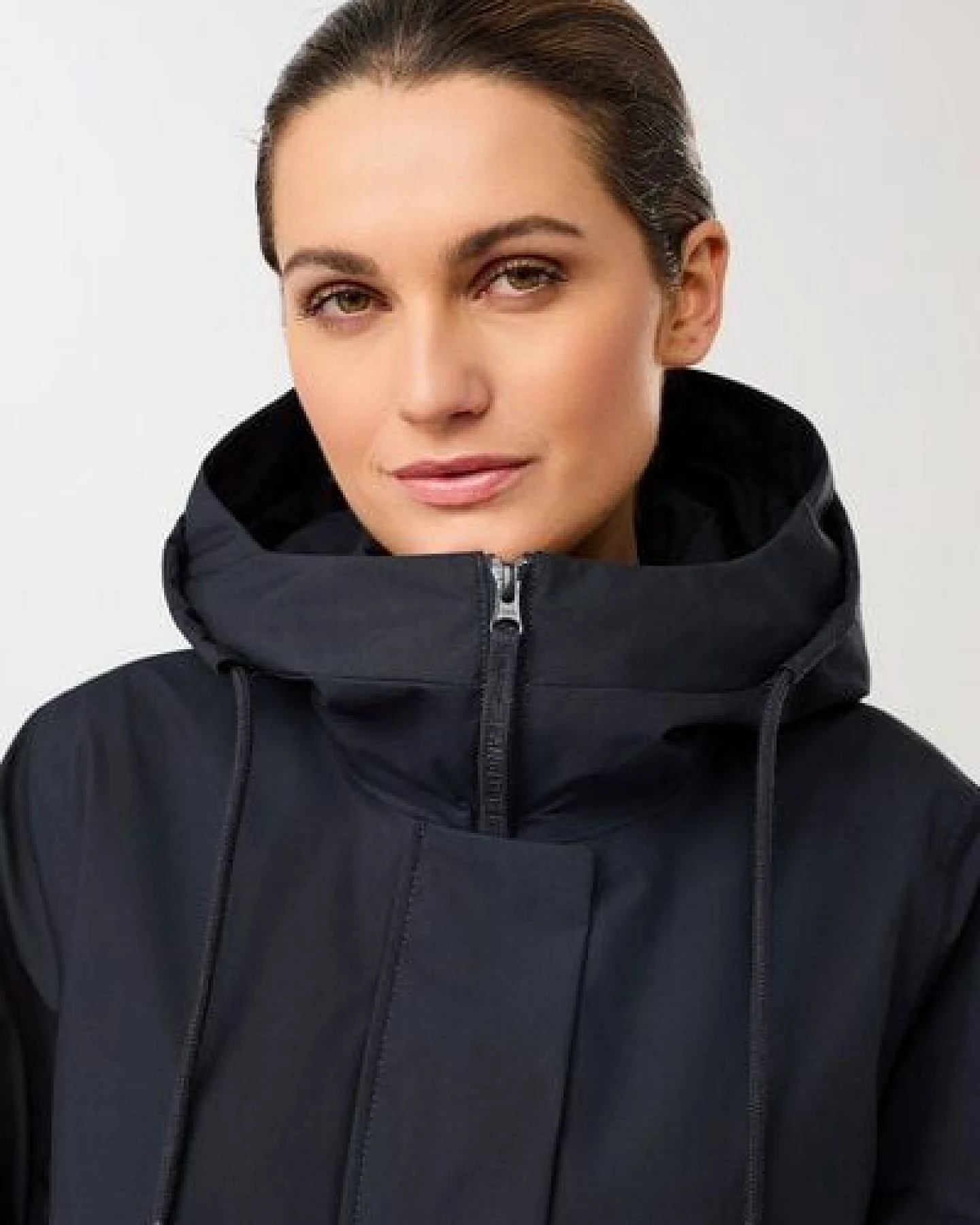 LangerChen Langer Parka mit Leistentasche – Ansicht 3