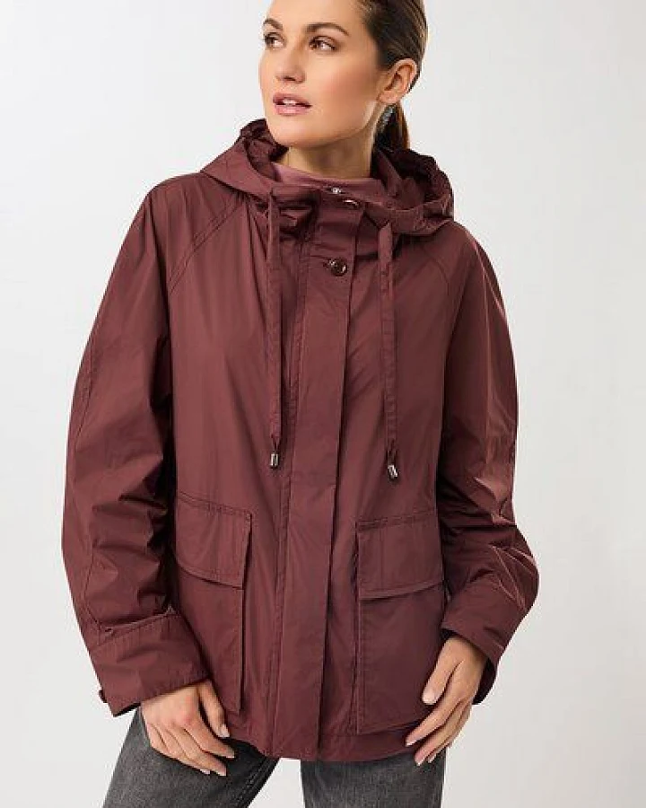 LangerChen Modische Kapuzenjacke mit großen Taschen