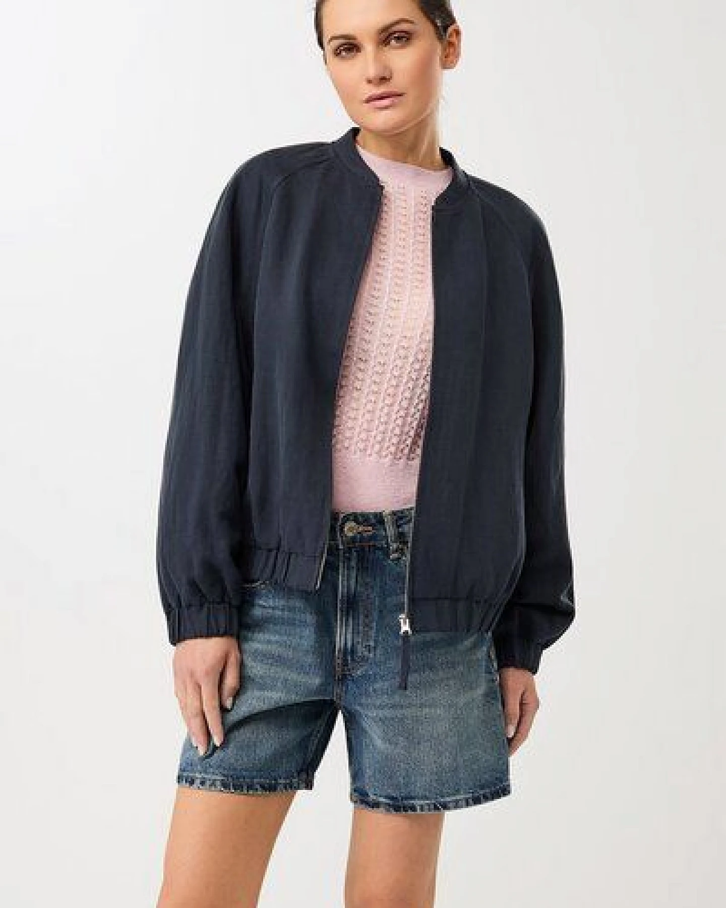 LangerChen Bomberjacke aus Tencel® – Ansicht 2