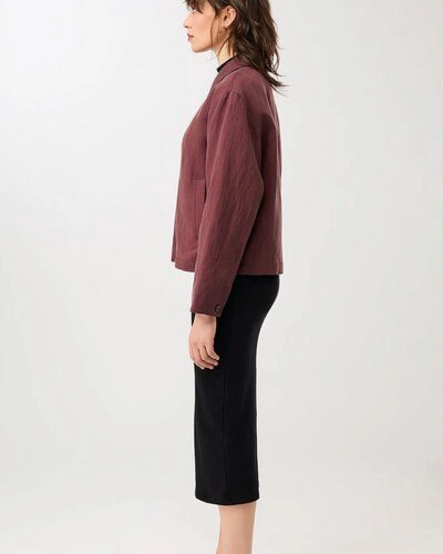 LangerChen Kurze Jacke aus Tencel® – Ansicht 4