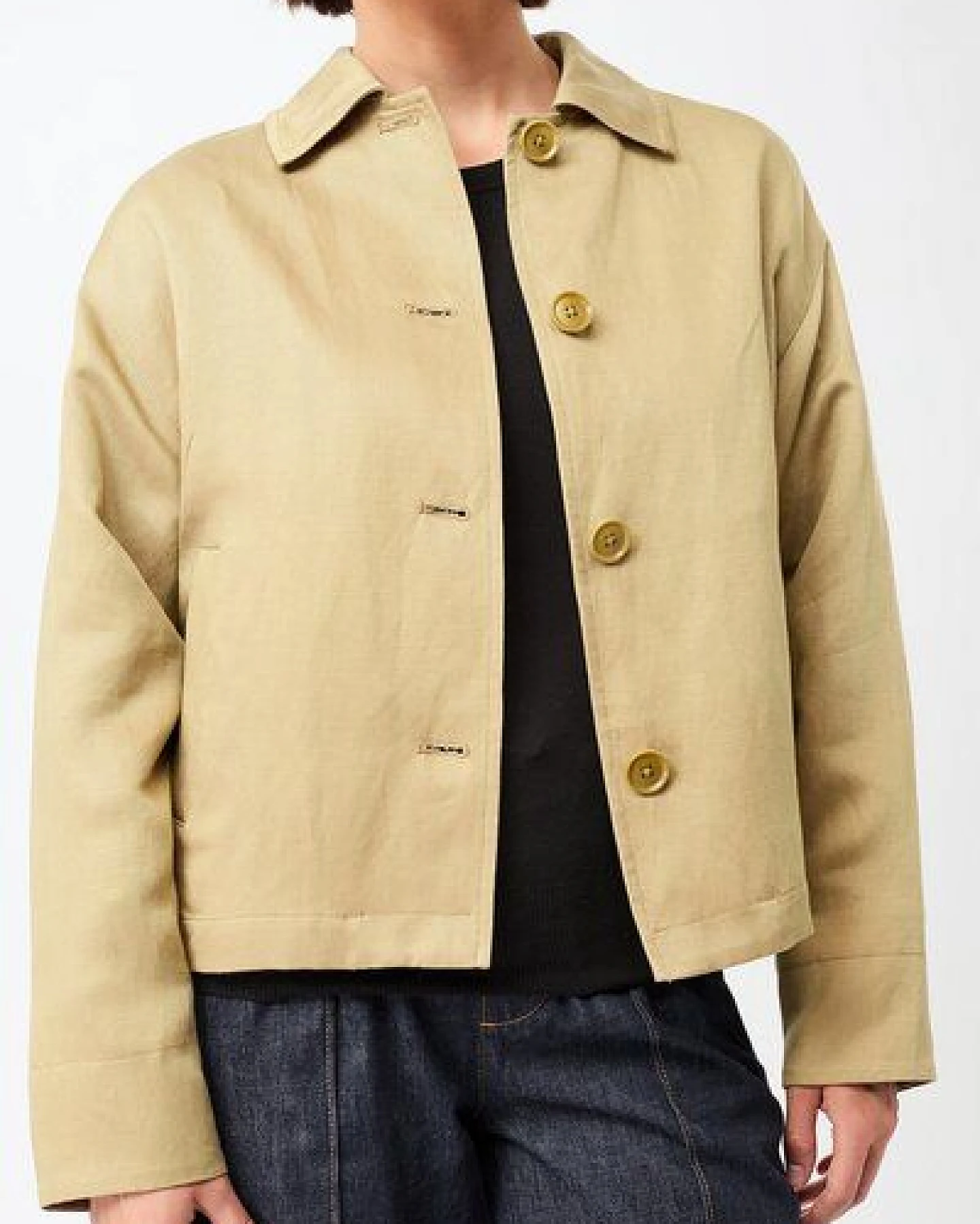 LangerChen Kurze Jacke aus Tencel® – Ansicht 4
