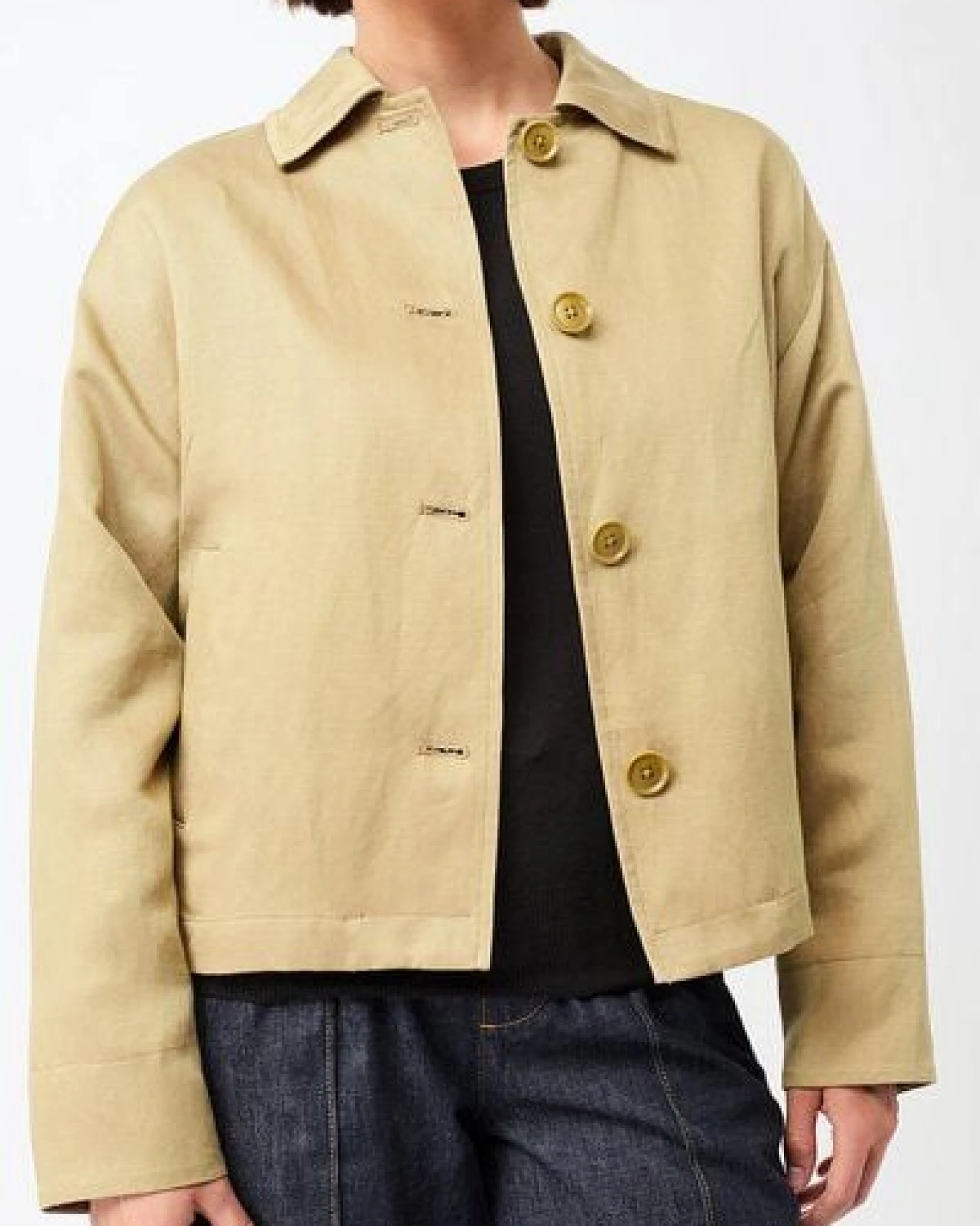 LangerChen Kurze Jacke aus Tencel® – Ansicht 4