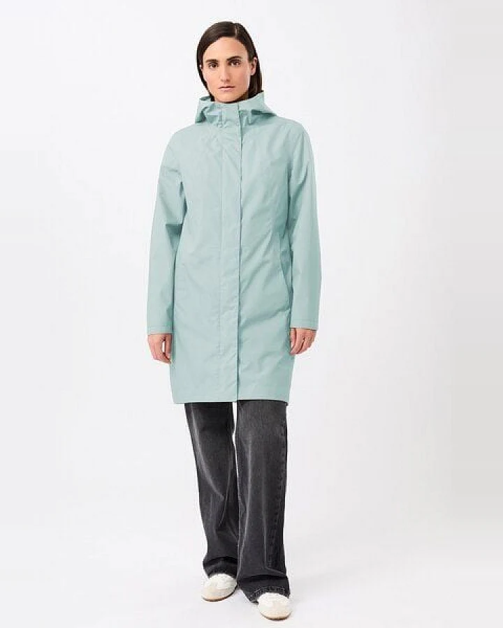 LangerChen Schmaler Regenparka mit verdecktem Reissverschluß
