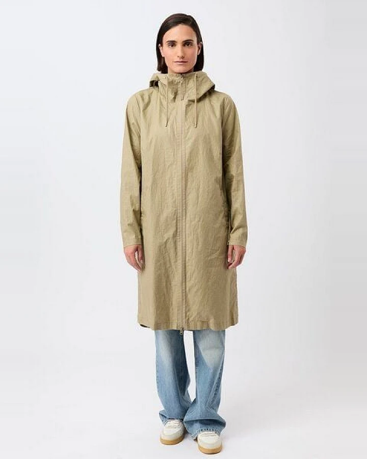 LangerChen Langer Parka mit seitlichen Druckknöpfen