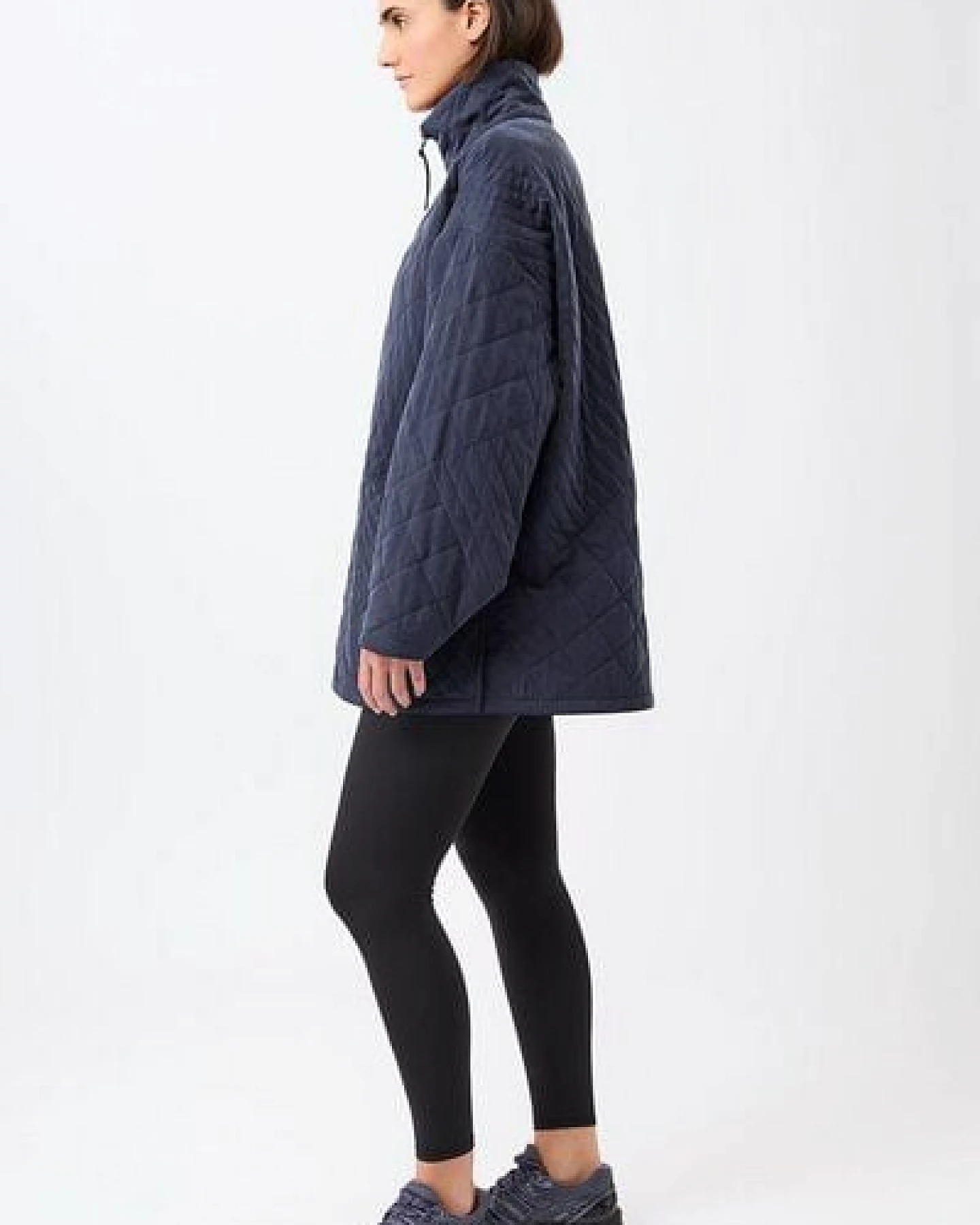 LangerChen Gesteppte Jacke aus Tencel® mit Stehkragen – Ansicht 2