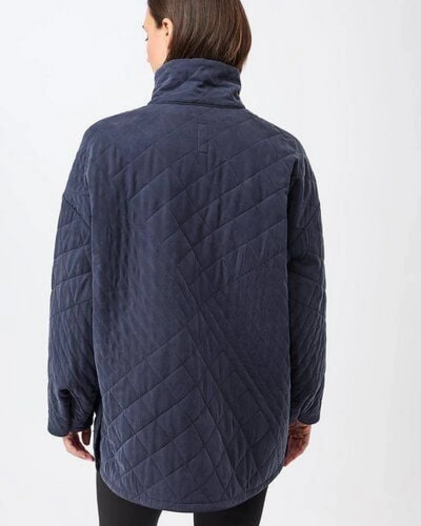 LangerChen Gesteppte Jacke aus Tencel® mit Stehkragen – Ansicht 3