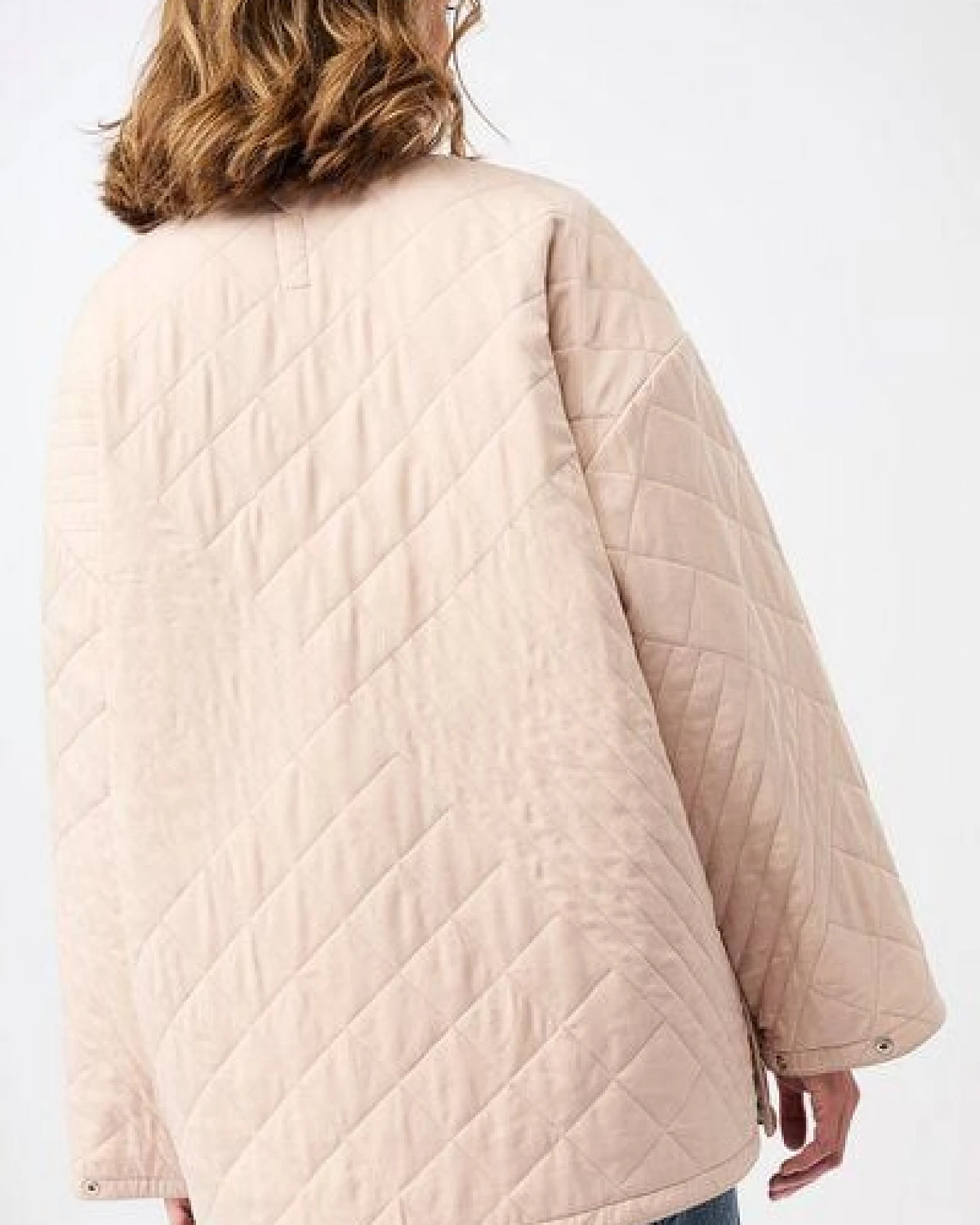 LangerChen Gesteppte Jacke aus Tencel® mit Stehkragen – Ansicht 3