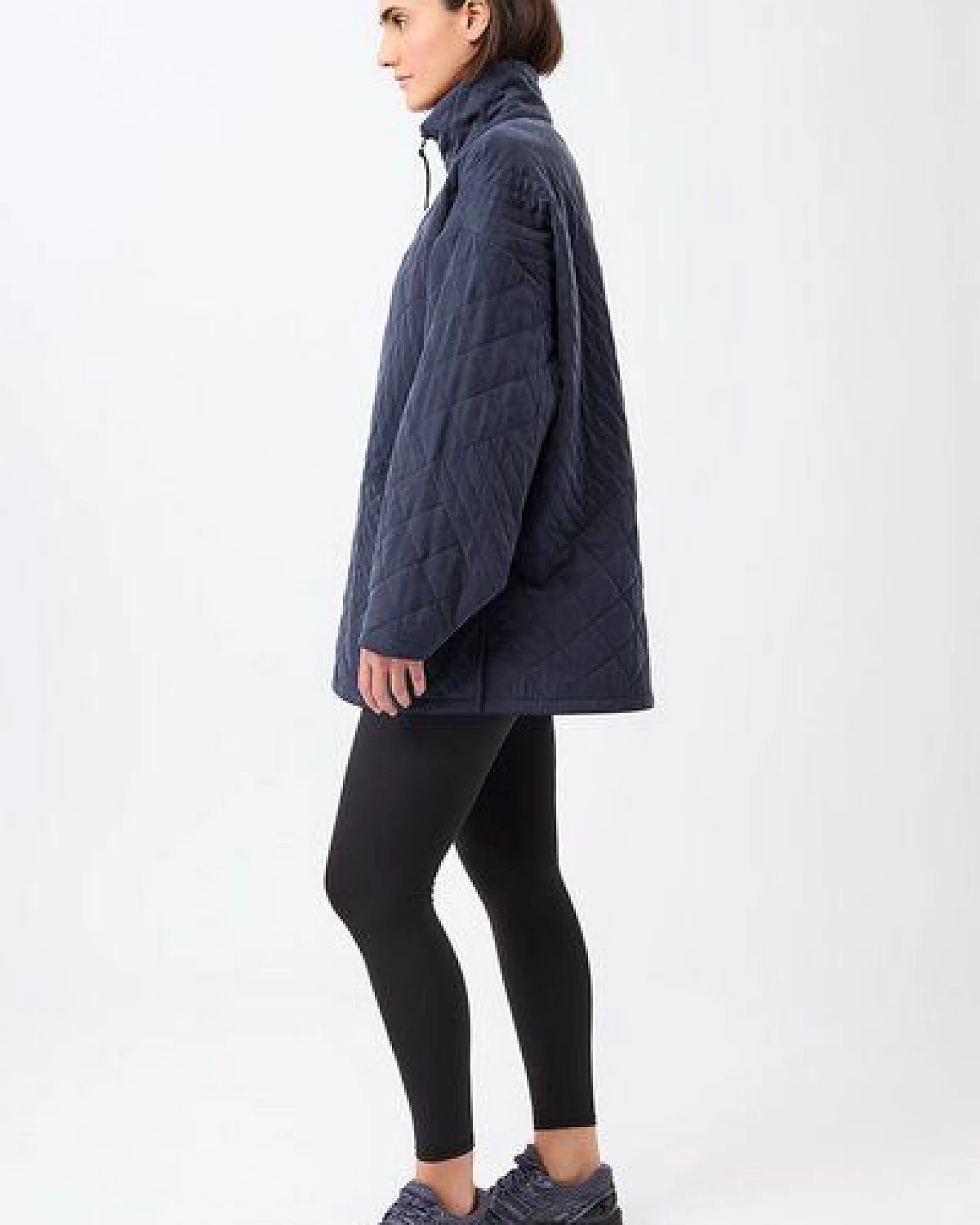 LangerChen Gesteppte Jacke aus Tencel® mit Stehkragen – Ansicht 2