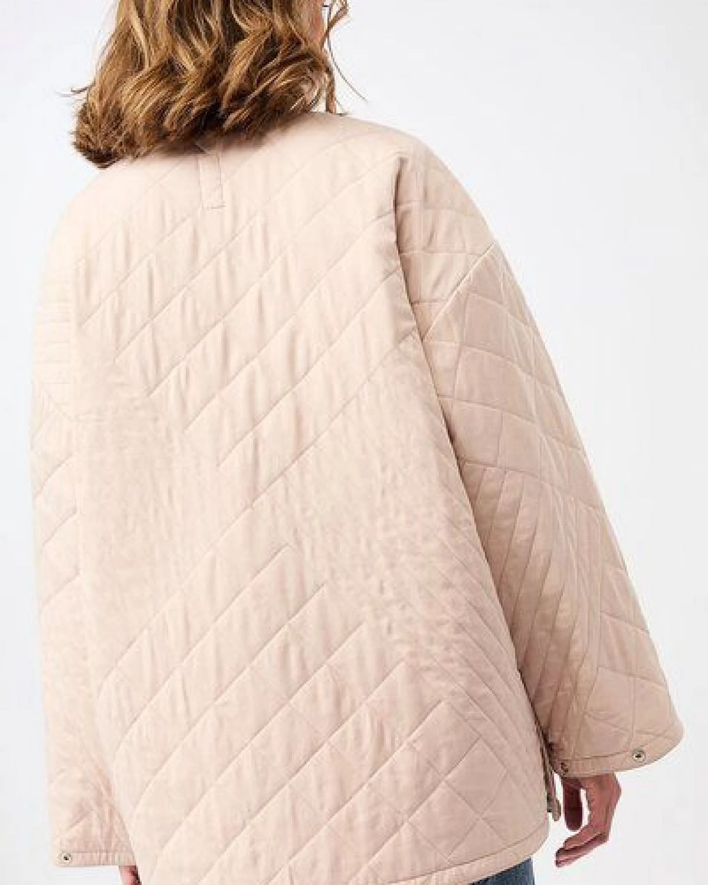 LangerChen Gesteppte Jacke aus Tencel® mit Stehkragen – Ansicht 3