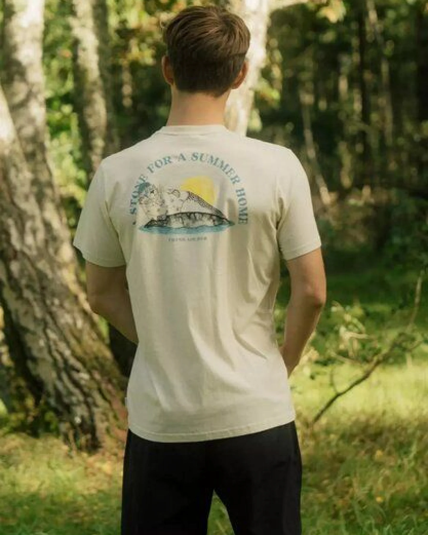 LAKOR T-Shirt aus Bio-Baumwolle - Vacation Stone Back – Ansicht 3