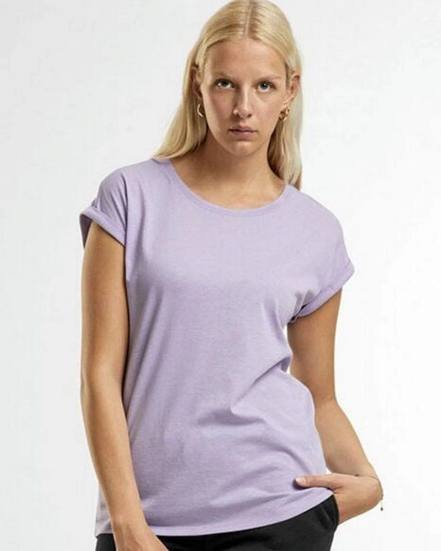 New Morning Studios Ladies Extended Shoulder Tee Damen T-Shirt – Ansicht 2