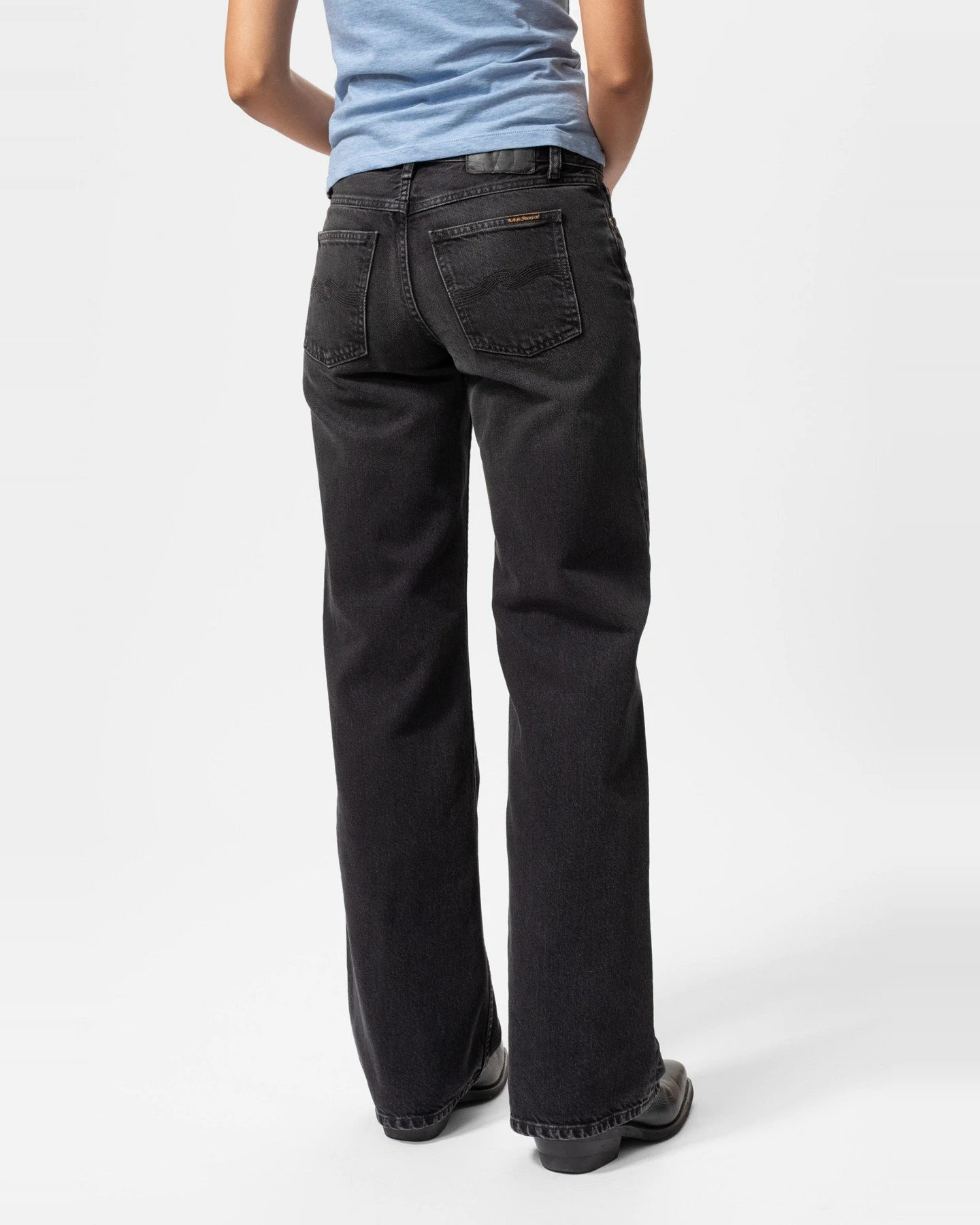 Jeans Wide Heidi Slow Black – Ansicht 2