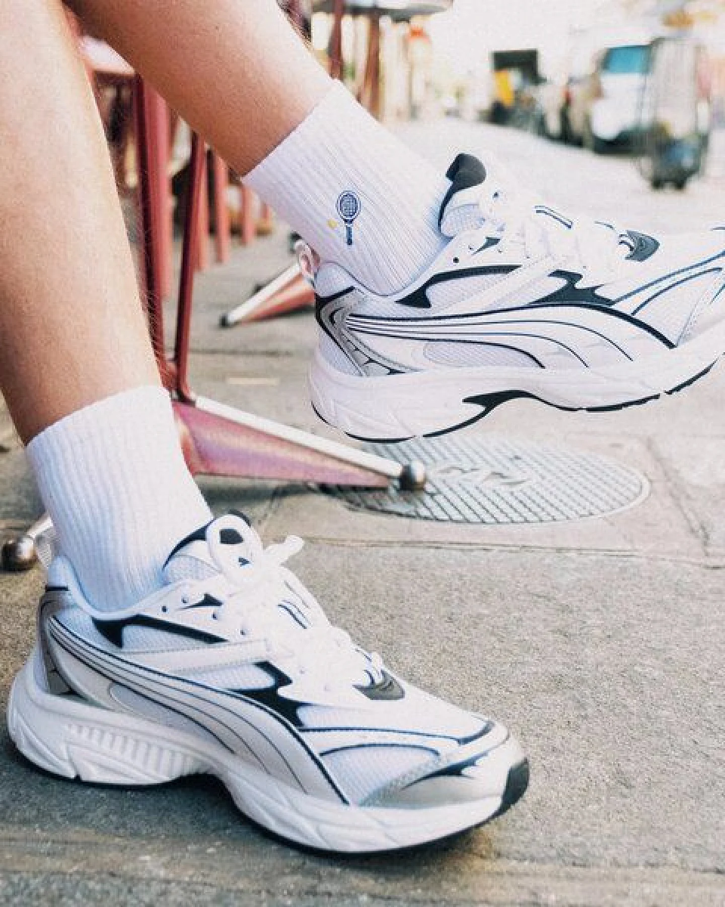 Natural Vibes Racket & Ball Quarter Socken – Ansicht 4