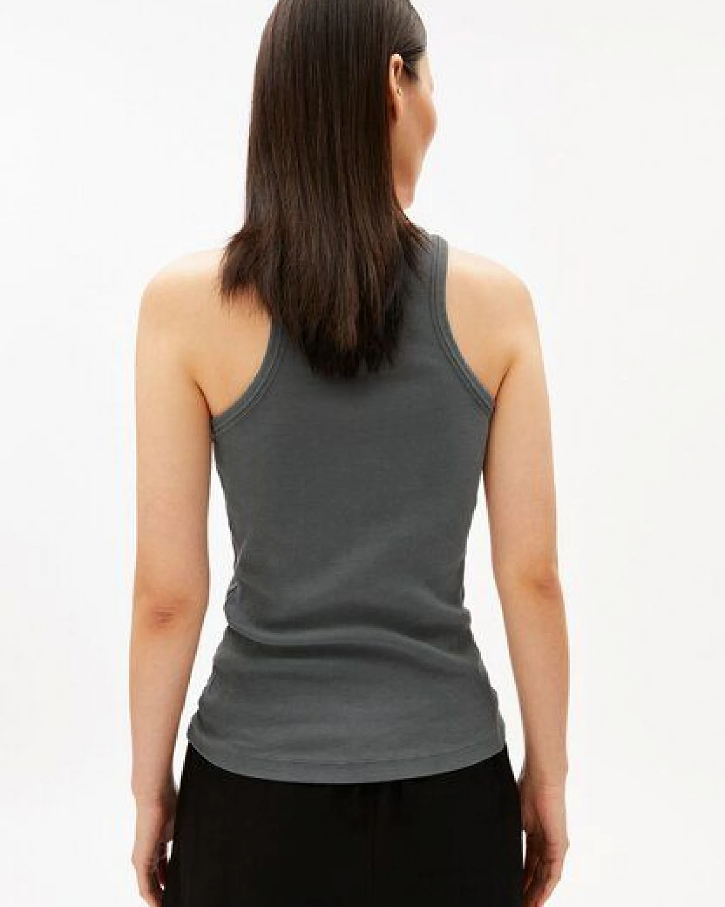 ARMEDANGELS GMT DYE RIB Damen Top aus Bio-Baumwoll Mix – Ansicht 2