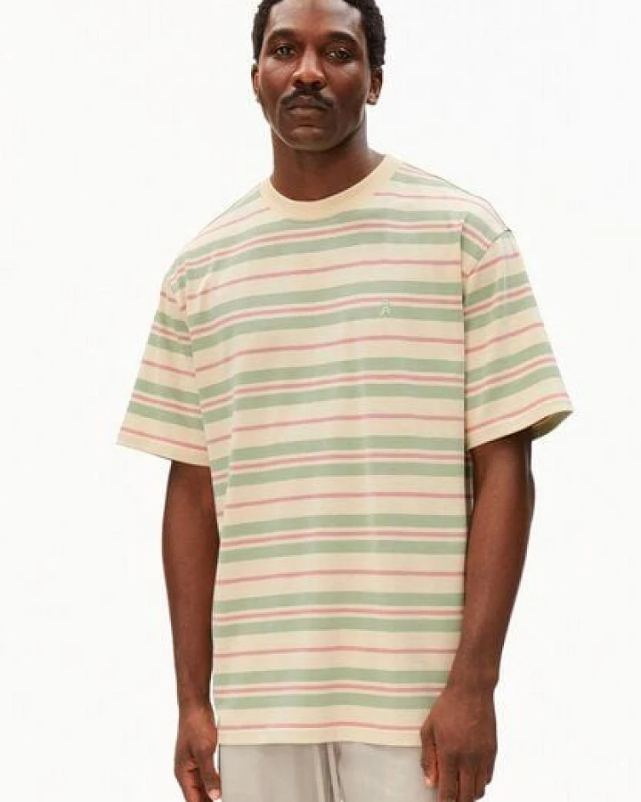 ARMEDANGELS MAARKOS STRIPES Herren T-Shirt aus 100% Bio-Baumwolle