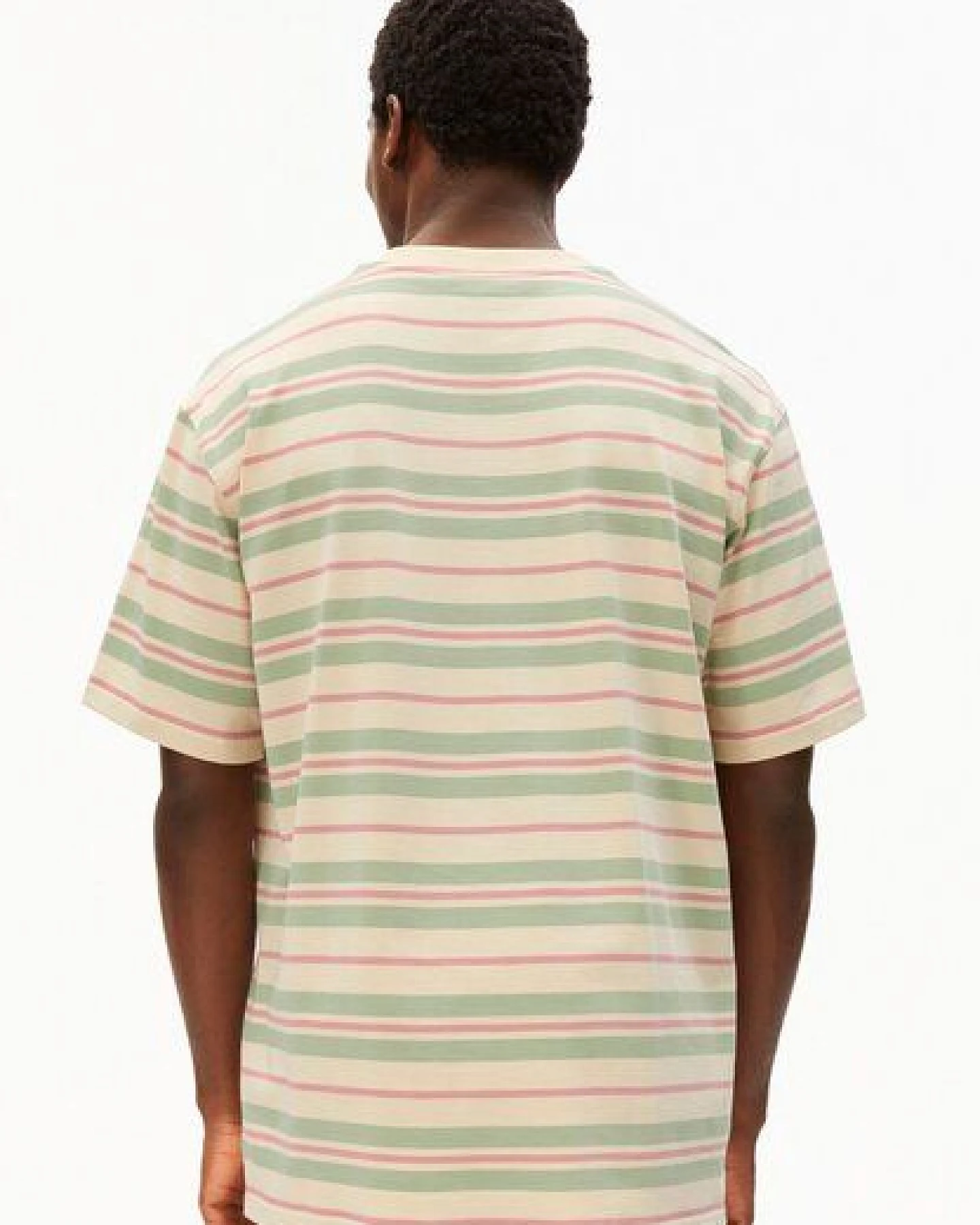 ARMEDANGELS MAARKOS STRIPES Herren T-Shirt aus 100% Bio-Baumwolle – Ansicht 2
