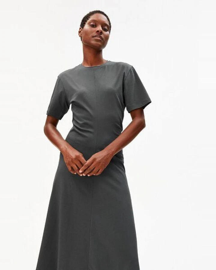 ARMEDANGELS SHORT SLEEVE Damen Kleid aus Bio-Baumwoll Mix