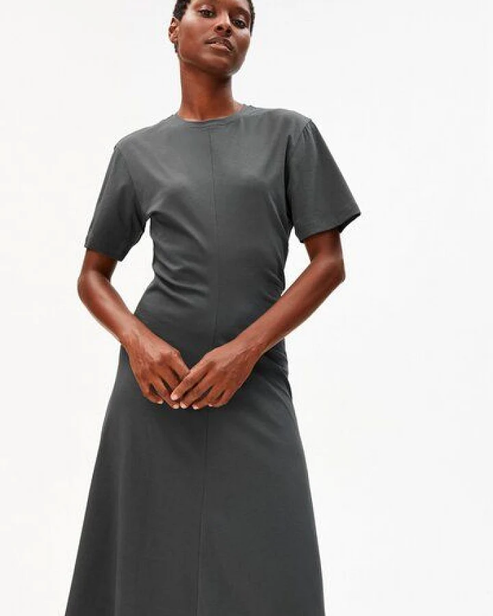 ARMEDANGELS SHORT SLEEVE Damen Kleid aus Bio-Baumwoll Mix