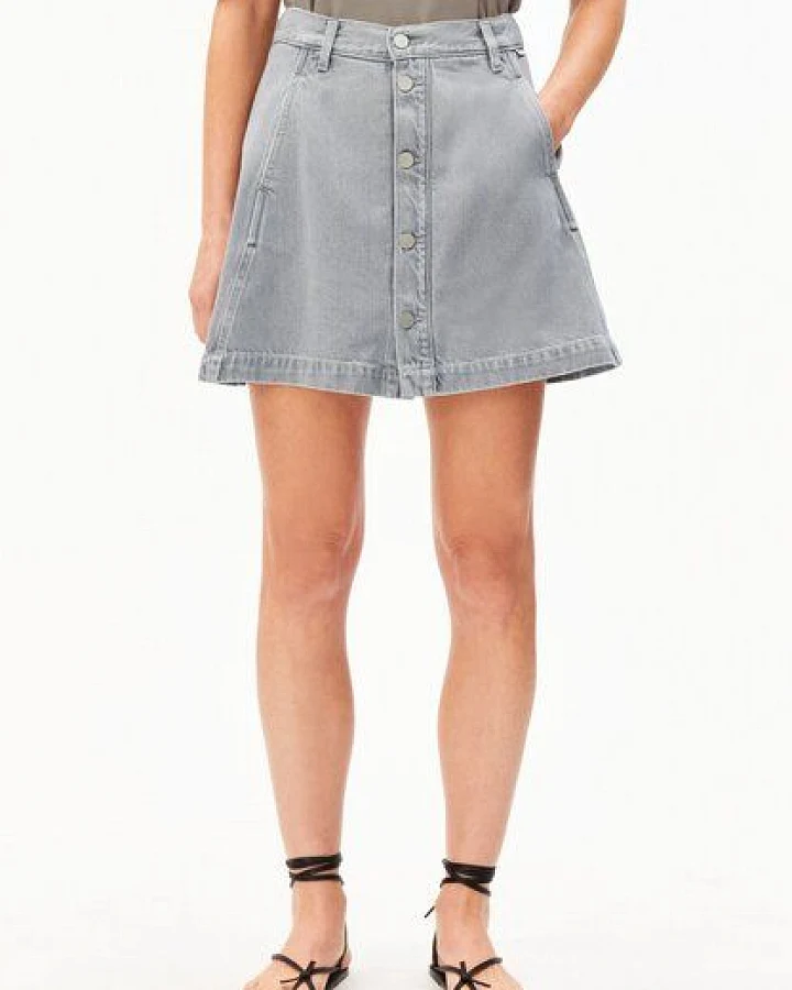 ARMEDANGELS PANELLED DENIM Damen Jeans-Rock aus Baumwoll-Lyocell-Mix