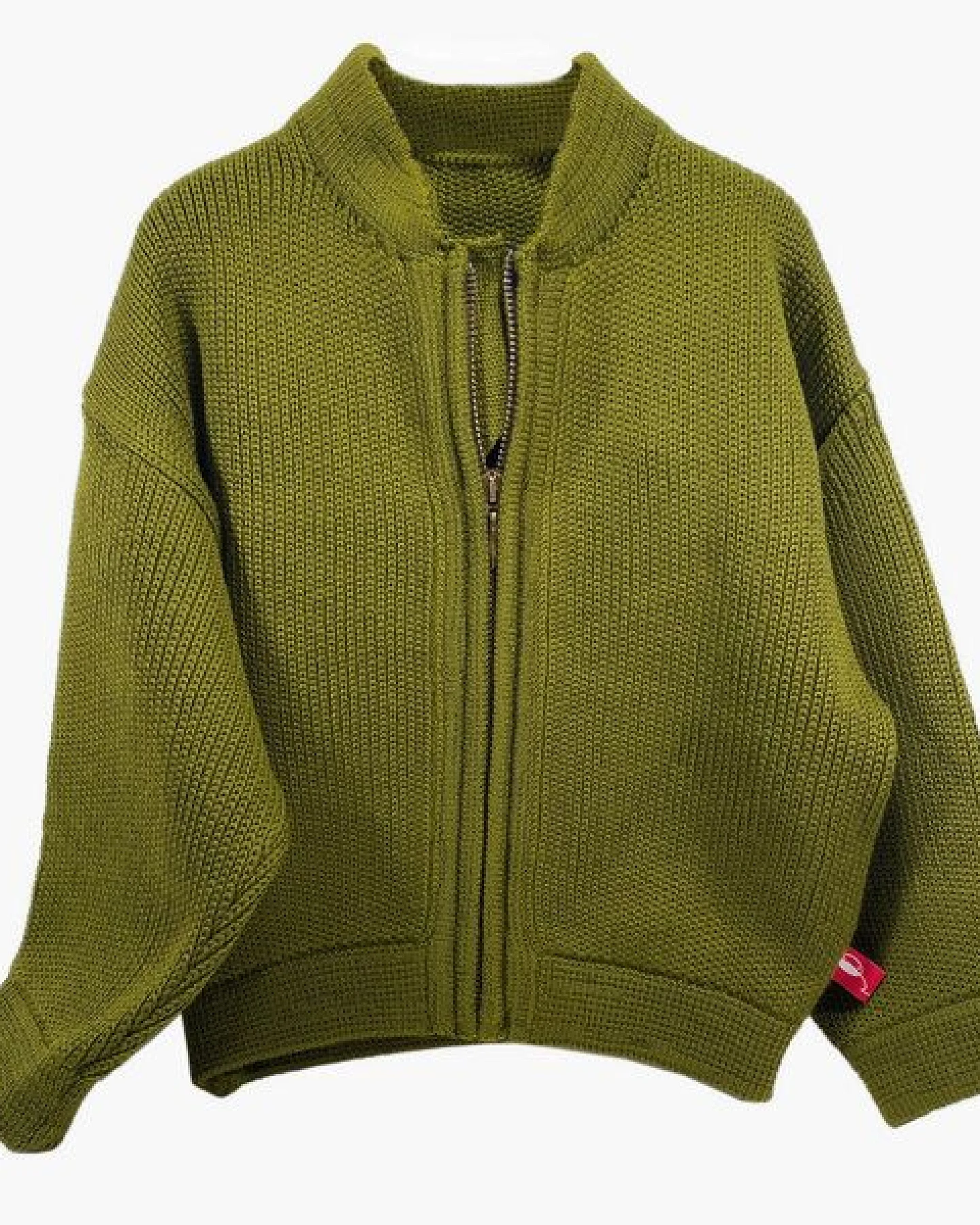 vincente gestrickte Bomberjacke für Männer – Ansicht 2