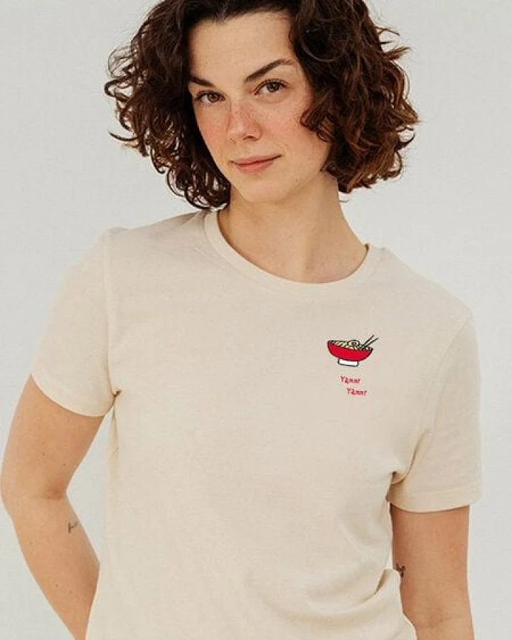 Kultgut Artdesign - Biofair- Flauschiges Femin Shirt /Yammy Yammy