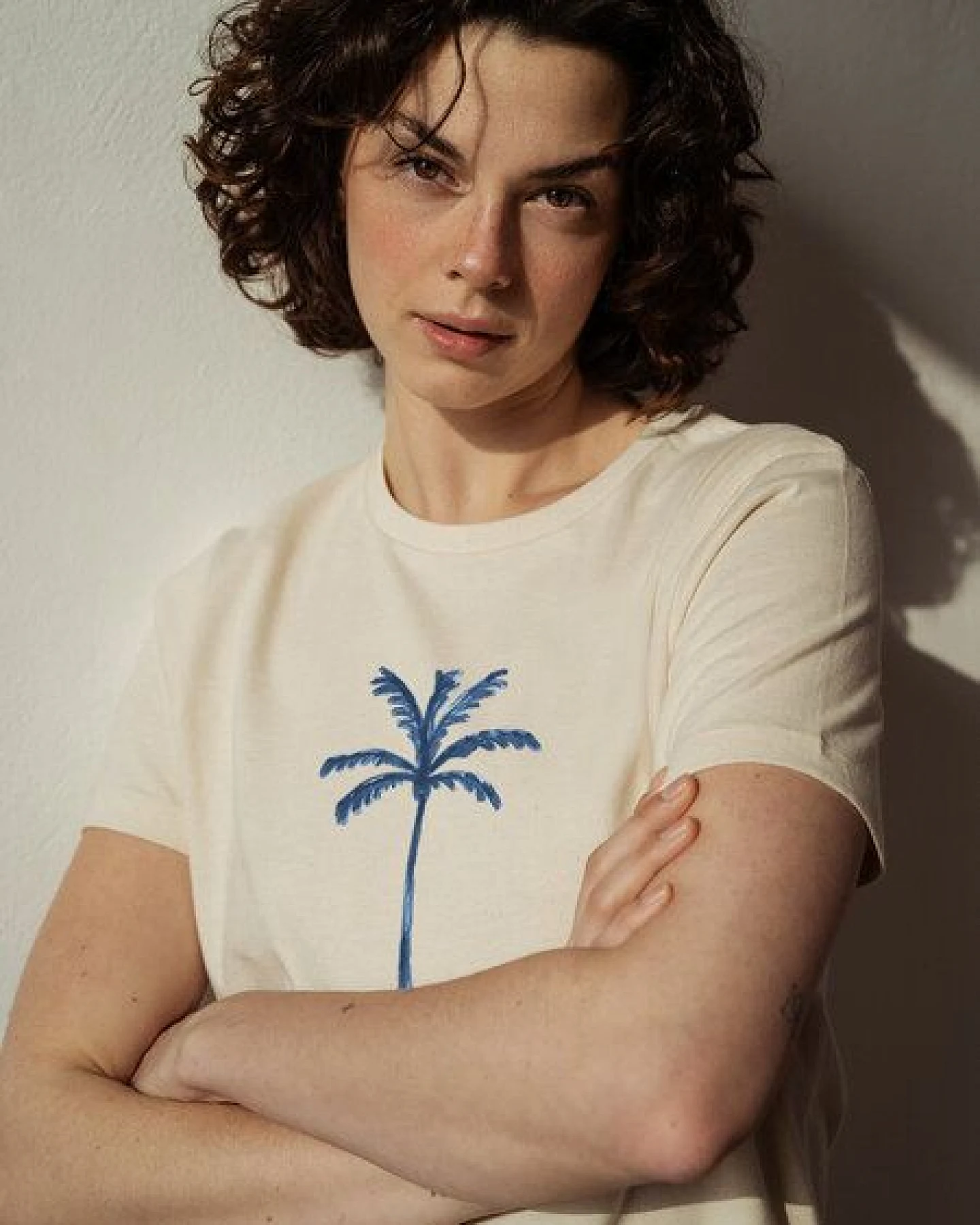 Kultgut Artdesign - Biofair- Flauschiges Femin Shirt /Palms – Ansicht 2