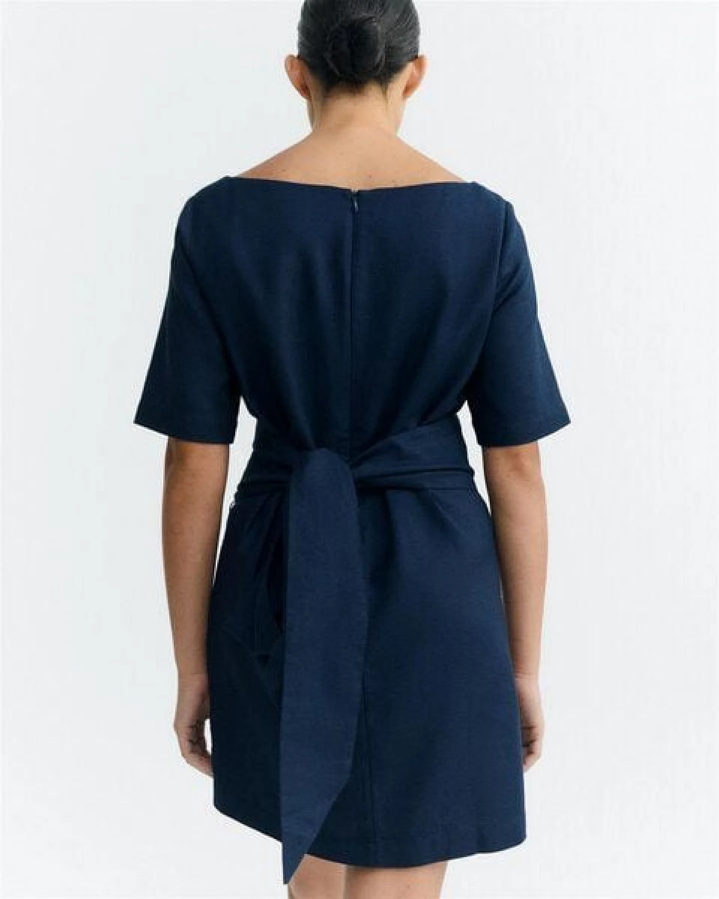 thinking mu Kurzarm Midikleid Modell: Kieran – Ansicht 4