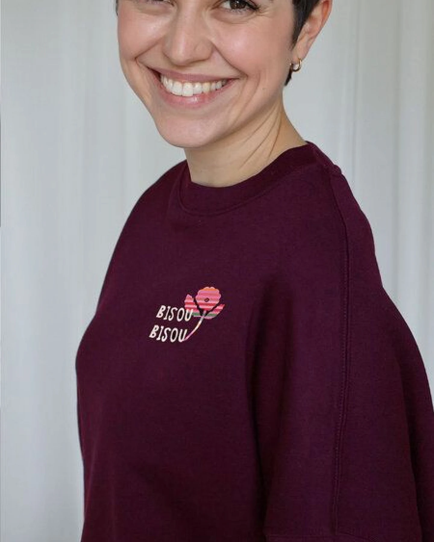 Kultgut Artdesign - Bioqualität - Supersoft Sweater / bisou bisou – Ansicht 2