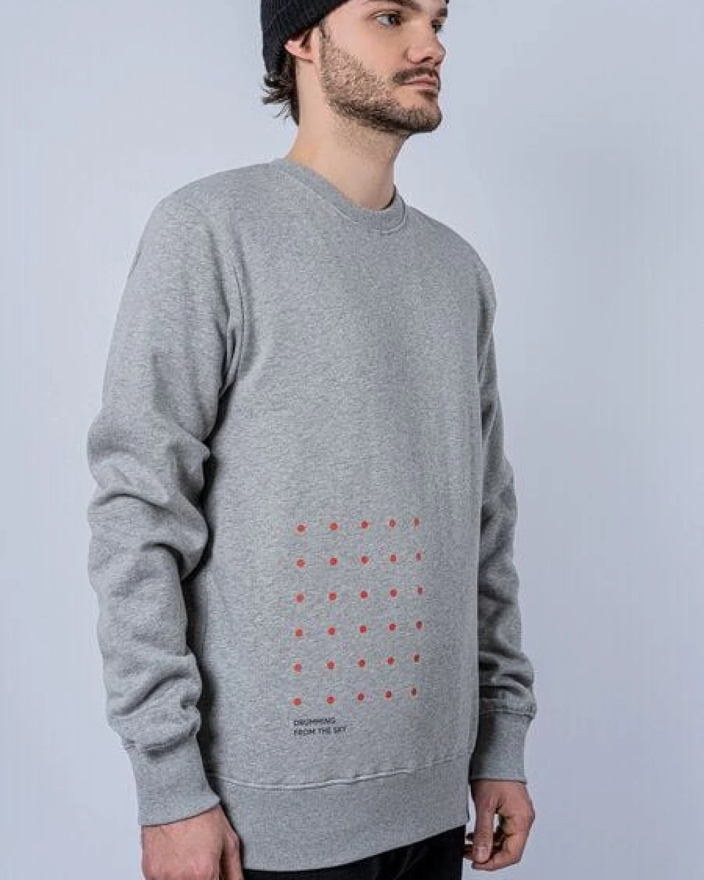 FANTASTIC REALITY STUDIOS HAIL SWEATSHIRT – Bio-Baumwolle, Unisex – Ansicht 2