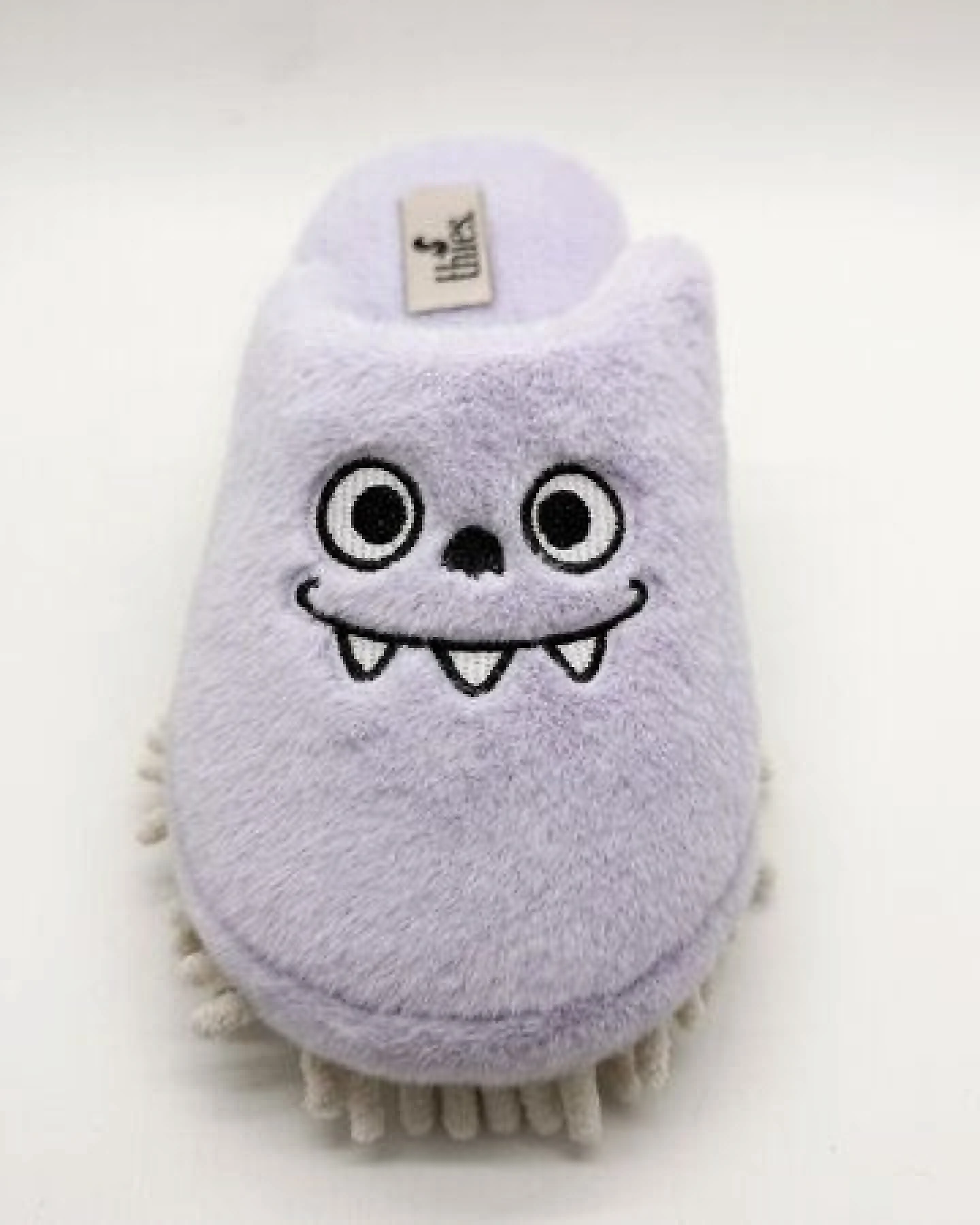 Veganer "thies ® Eco Monstimop Slipper" aus kuscheligem recyceltem PES – Ansicht 3