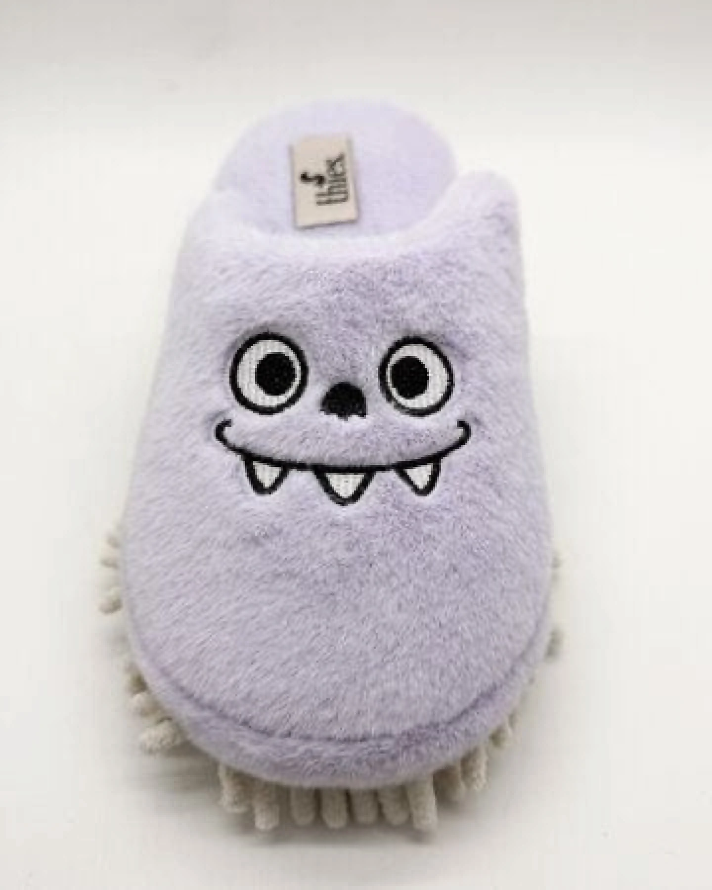 Veganer "thies ® Eco Monstimop Slipper" aus kuscheligem recyceltem PES – Ansicht 3