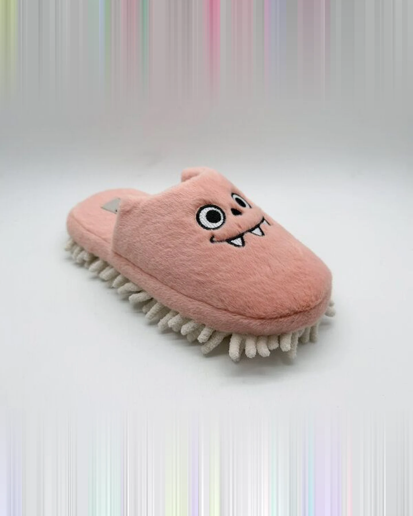 Veganer "thies ® Eco Monstimop Slipper" aus kuscheligem recyceltem PES – Ansicht 4