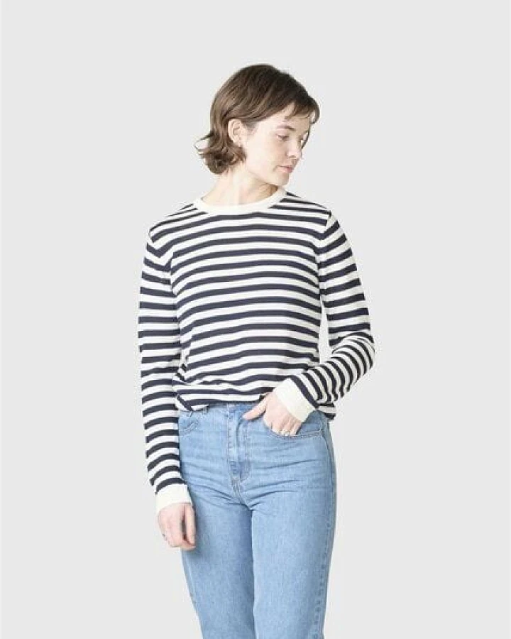 Klitmøller Merino Streifen-Pullover