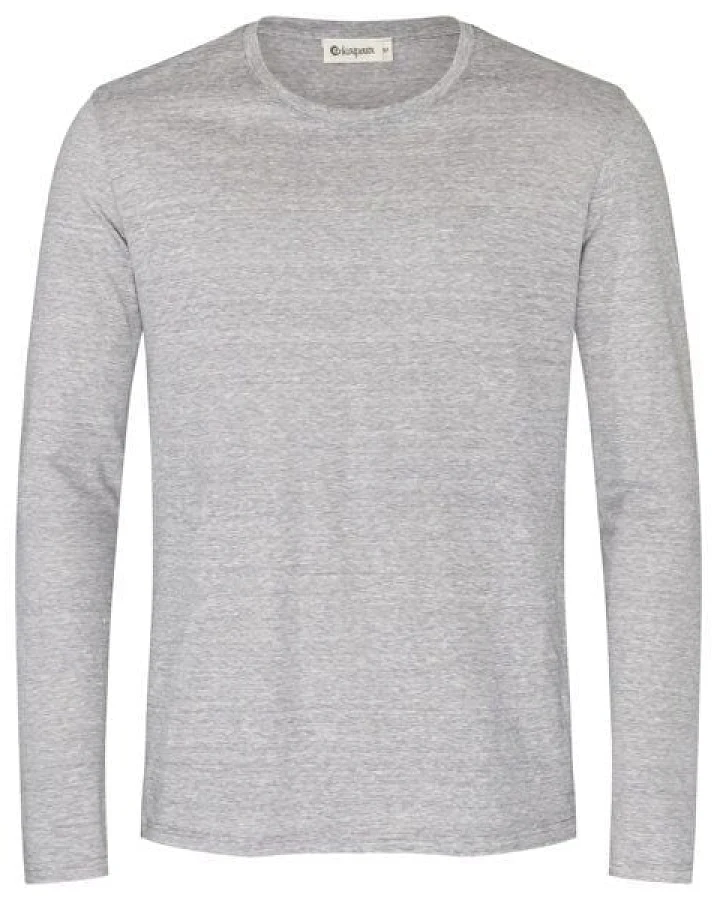 Kaipara - Merino Sportswear URBAN Wolle-Leinen Shirt Herren Langarm Regular 140WL