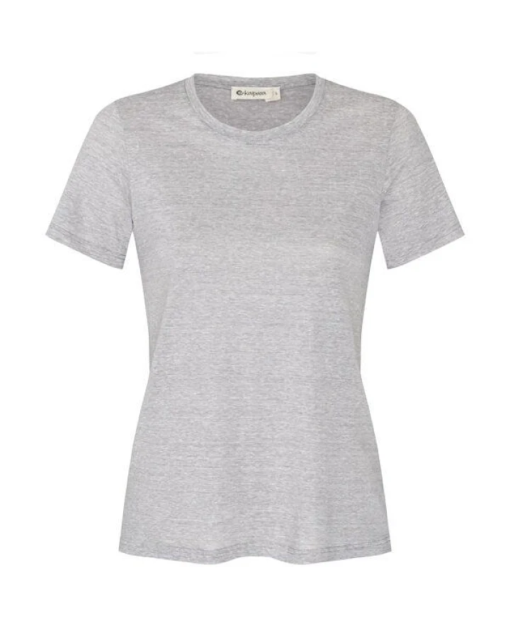 Kaipara - Merino Sportswear URBAN Wolle-Leinen Shirt Damen Kurzarm Regular 140WL