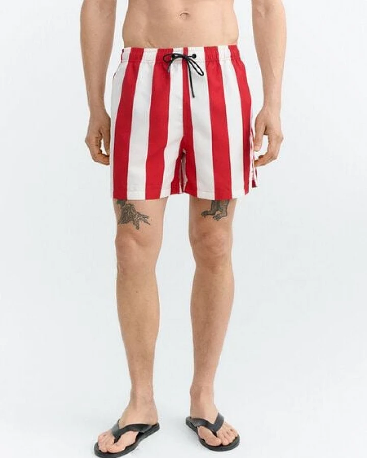 thinking mu Herren Badehose - Limpopo Swimwear Pool Scripes - aus Polyester