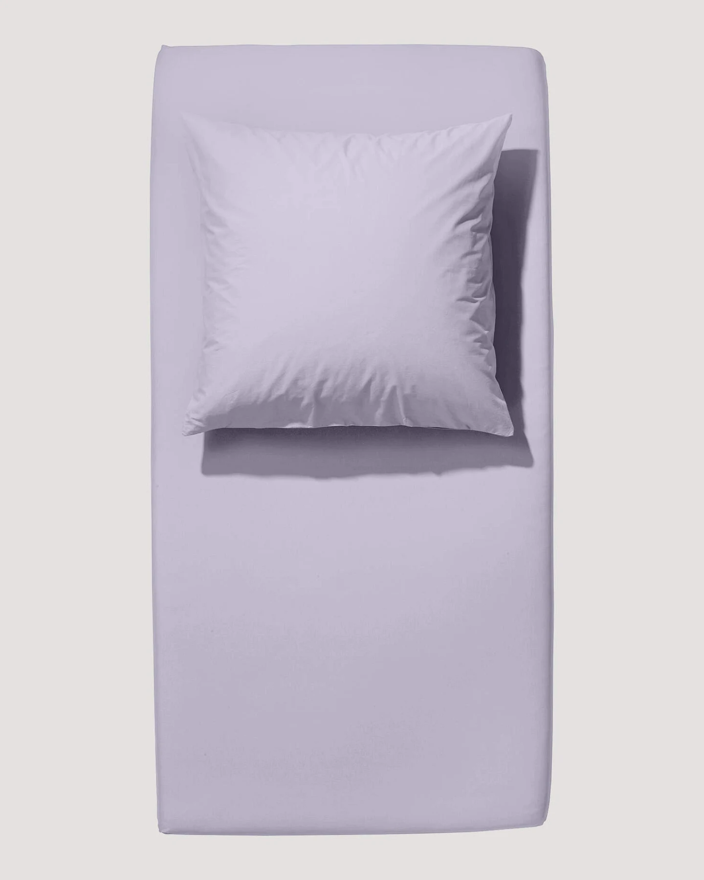 hessnatur Jersey Spannbettlaken aus Bio-Baumwolle - lila - Größe 140-160x200 cm – Ansicht 2