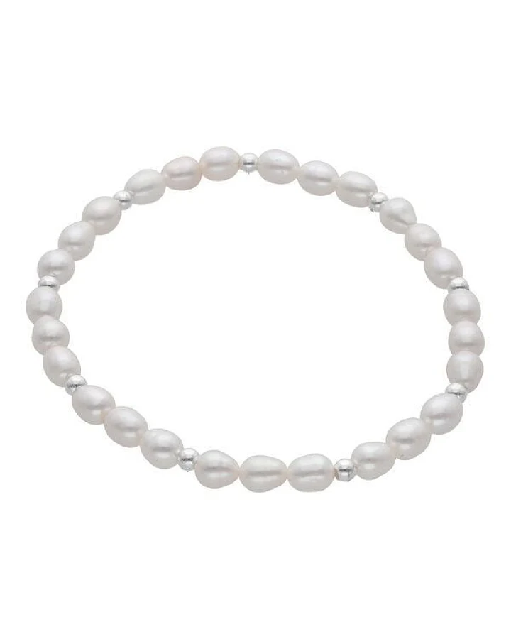 pakilia Armkette "Perla arroz" simple