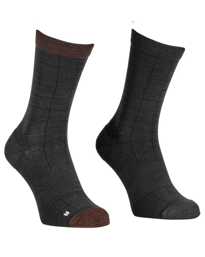 Ortovox - MTB Mid Light Sock - Radsocken Gr 39-41 schwarz