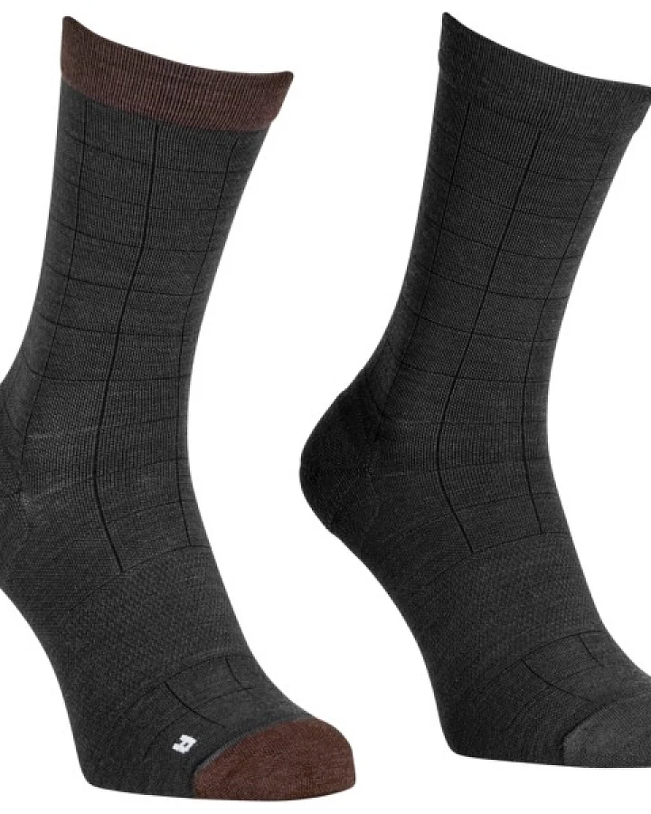 Ortovox - MTB Mid Light Sock - Radsocken Gr 39-41 schwarz