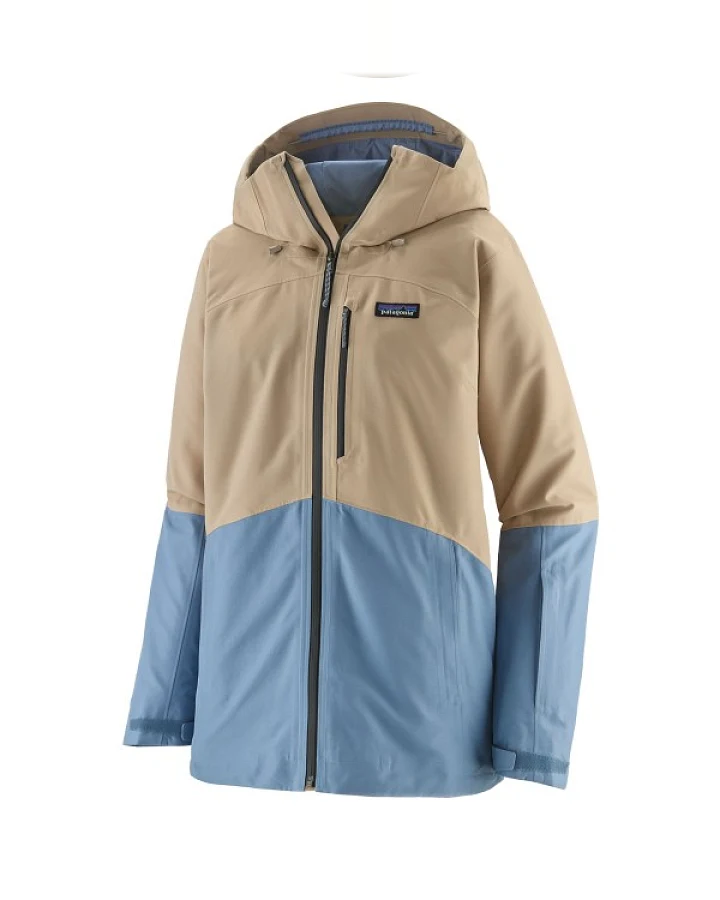 Patagonia - Women's Powder Town Jacket - Skijacke Gr XL blau/beige
