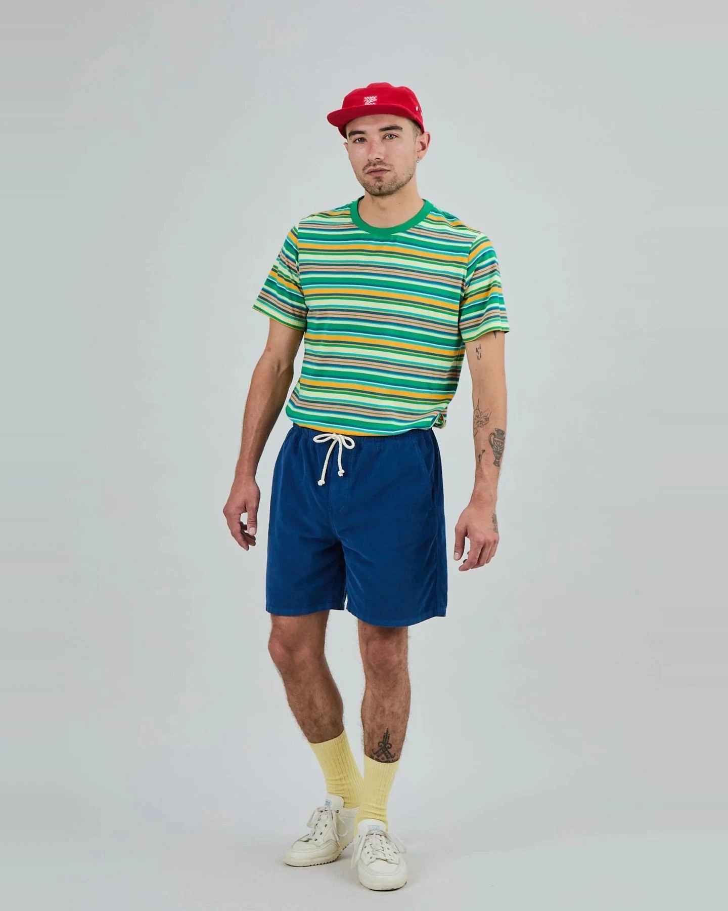 Shorts Baby Cord Blau – Ansicht 2