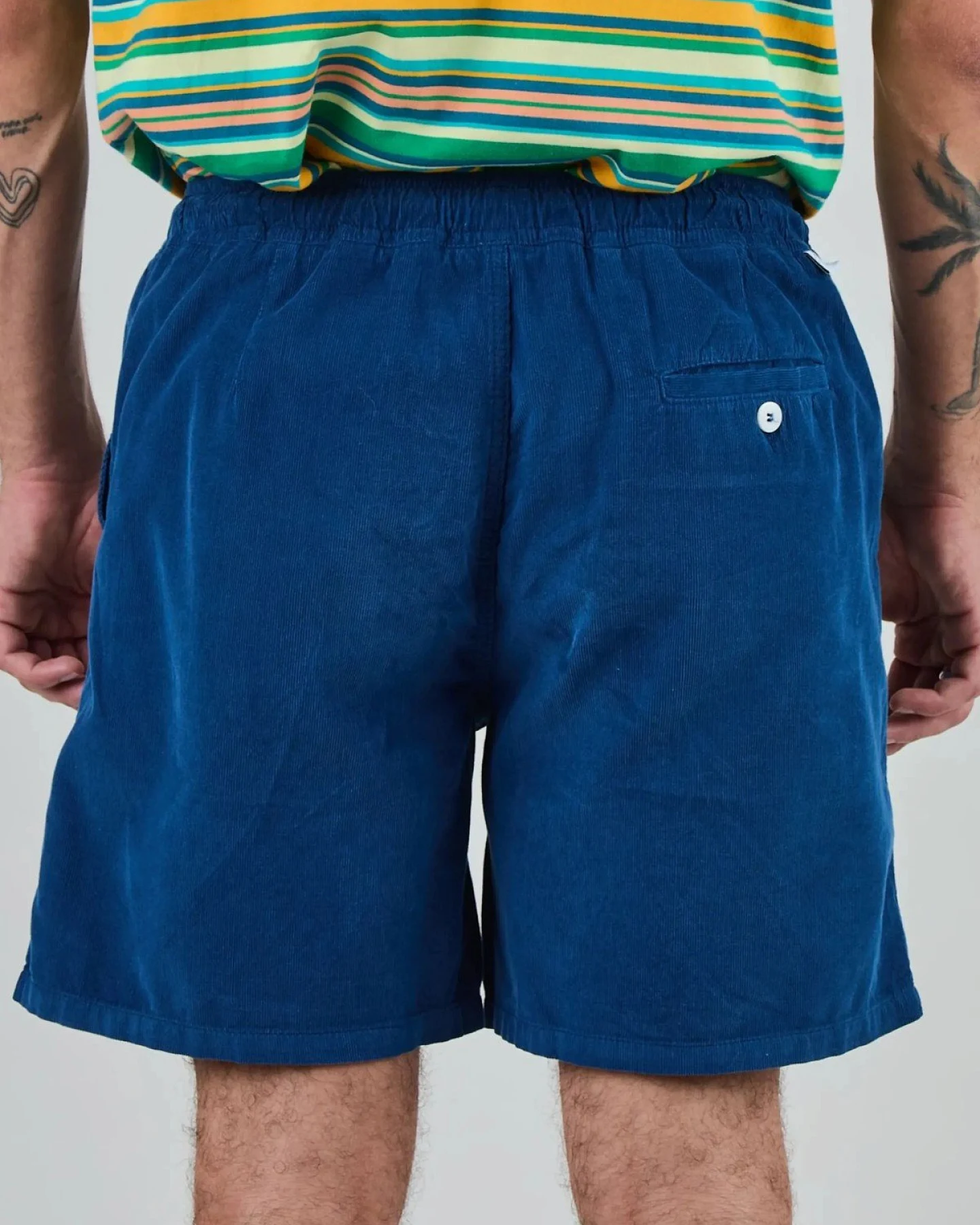 Shorts Baby Cord Blau – Ansicht 4