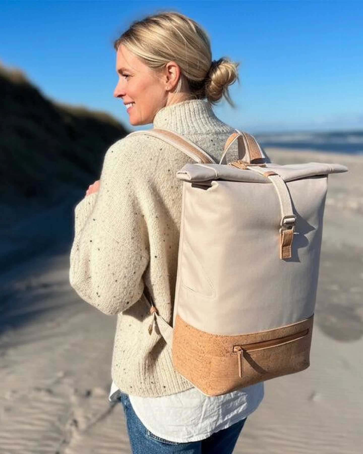 Sperling "Daily" Rucksack aus Kork und recyceltem PET – Ansicht 2