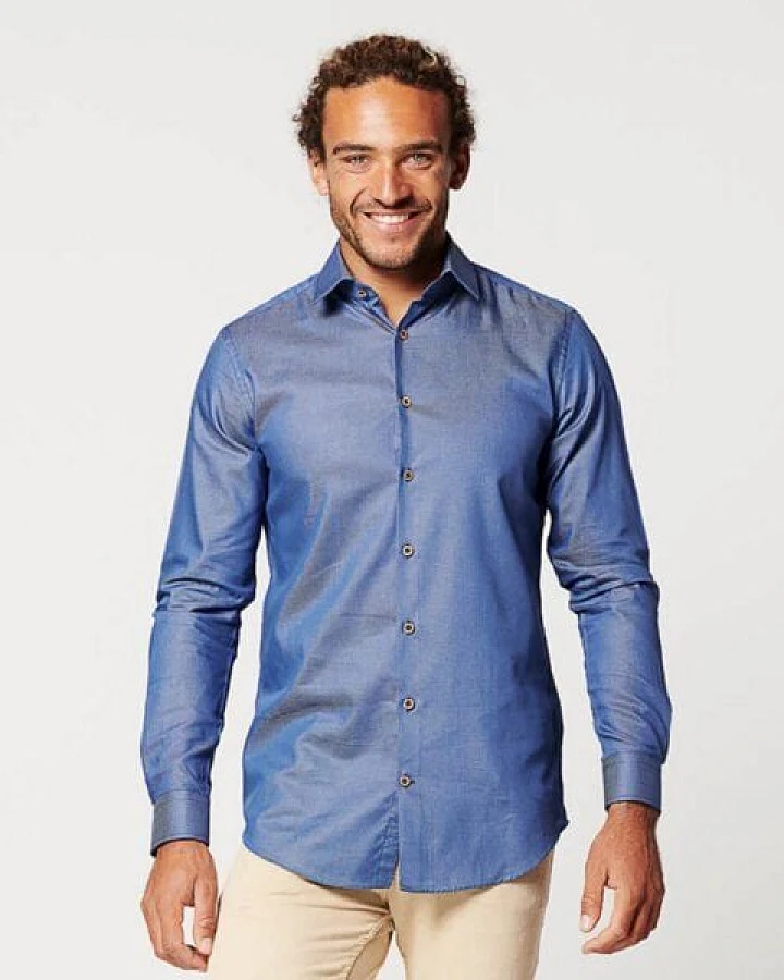 SKOT Fashion Nachhaltige Langarm Herren Hemd Skot Circular Eagle