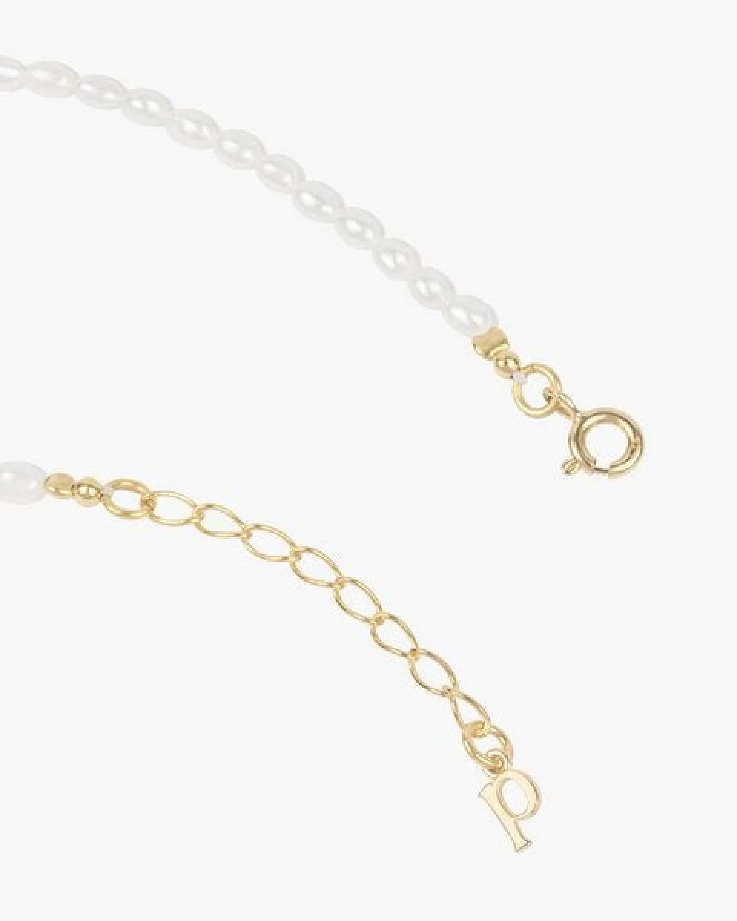 Paeoni Colors Smiley-Perlenarmband aus Süßwasserperlen und 18k Gold Vermeil, 925 Sterling Silber – Ansicht 4