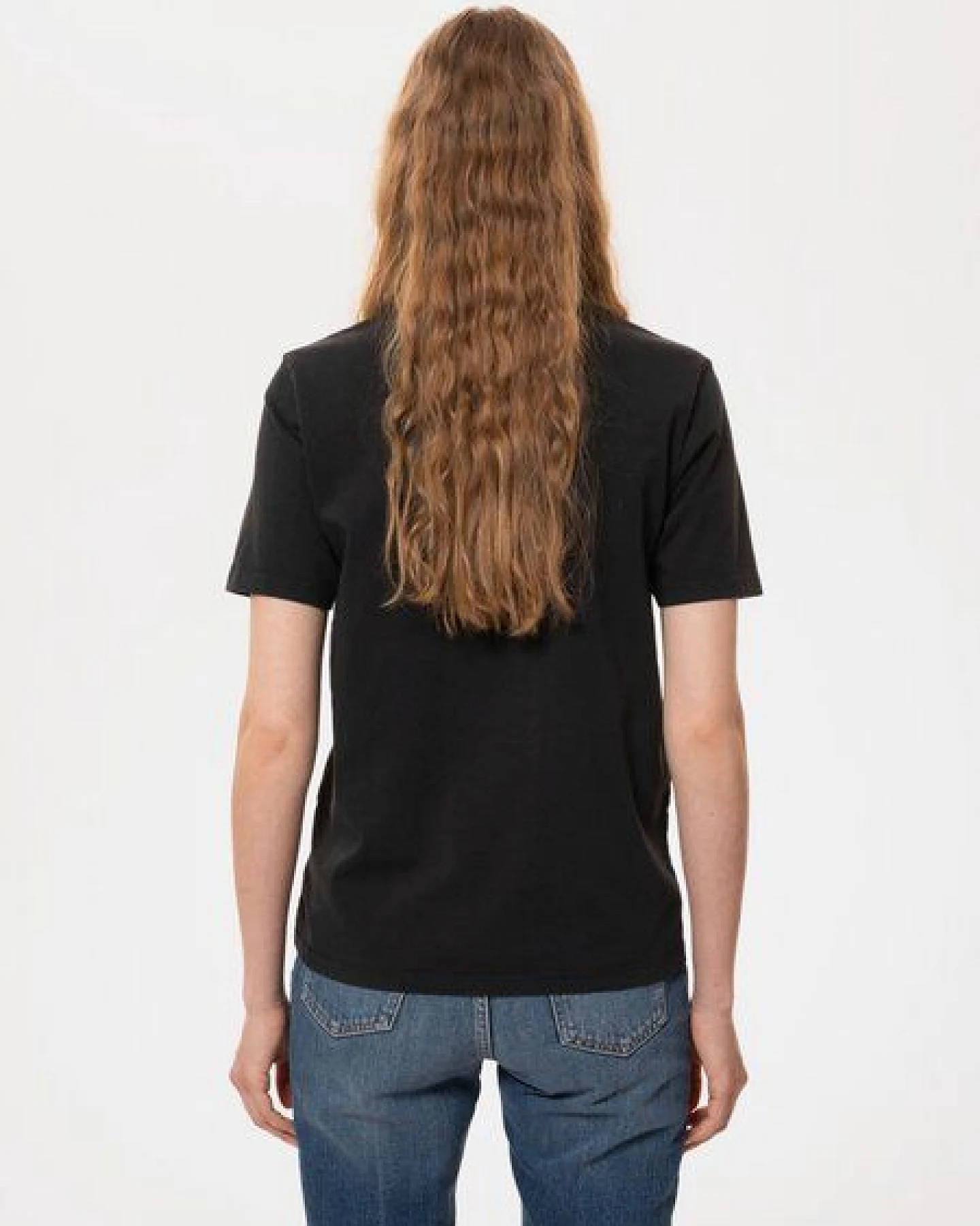 Nudie Jeans T-Shirt für Frauen - Joni Solid – Ansicht 2