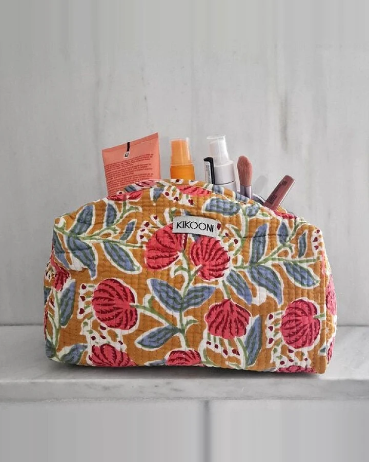 KIKOONI handgefertigte Kosmetiktasche "Tuscany dreams"
