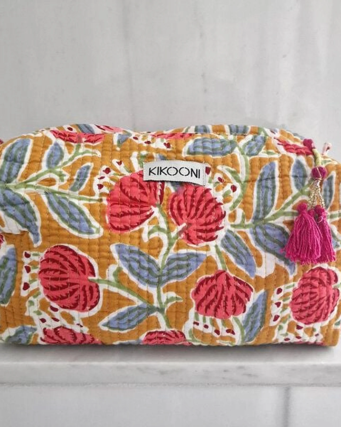 KIKOONI handgefertigte Kosmetiktasche "Tuscany dreams" – Ansicht 2