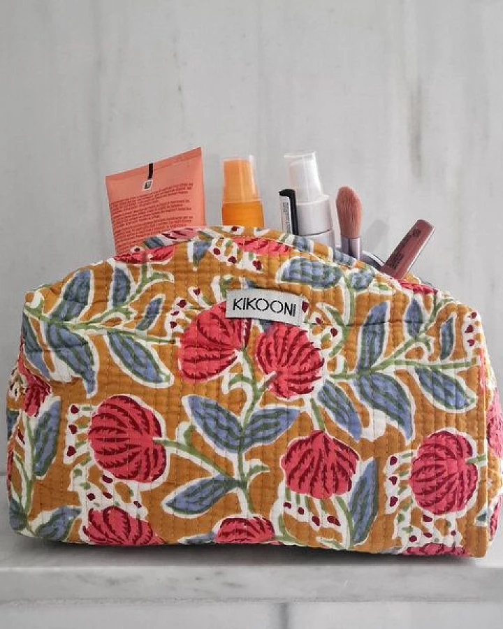 KIKOONI handgefertigte Kosmetiktasche "Tuscany dreams"